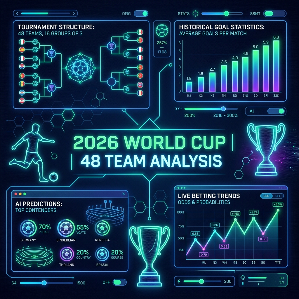 How Many Goals Will Be Scored in the World Cup 2026? A Complete AI Analysis