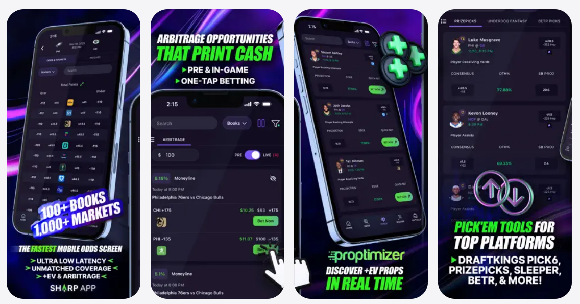 Sharp.App Mobile Interface Overview