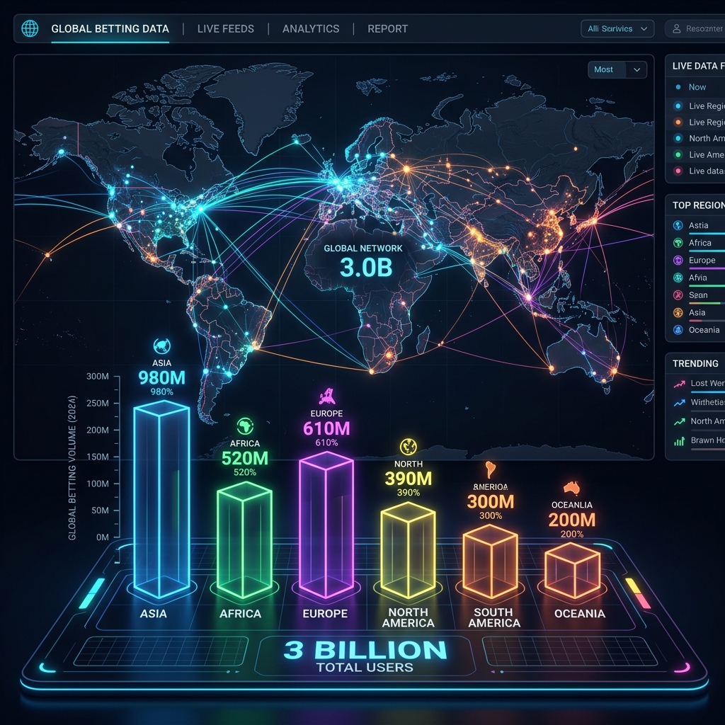 3+ Billion Bettors Global Data